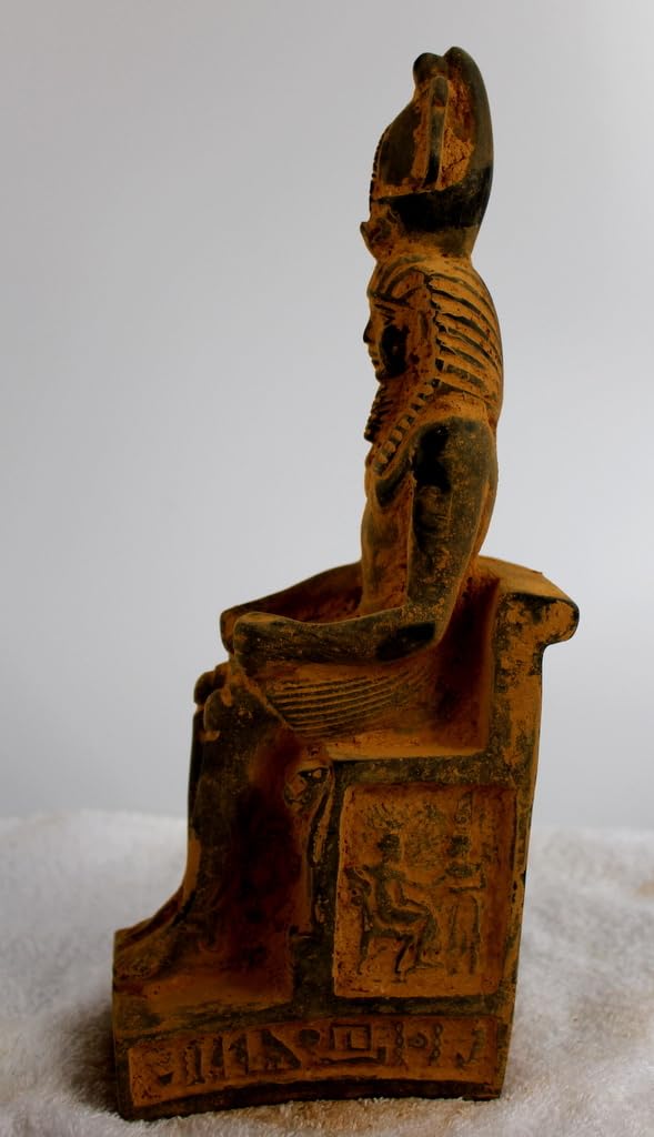 Amazon.co.jp: 古代エジプト 古美術品 王の椅子座る ラムセスII